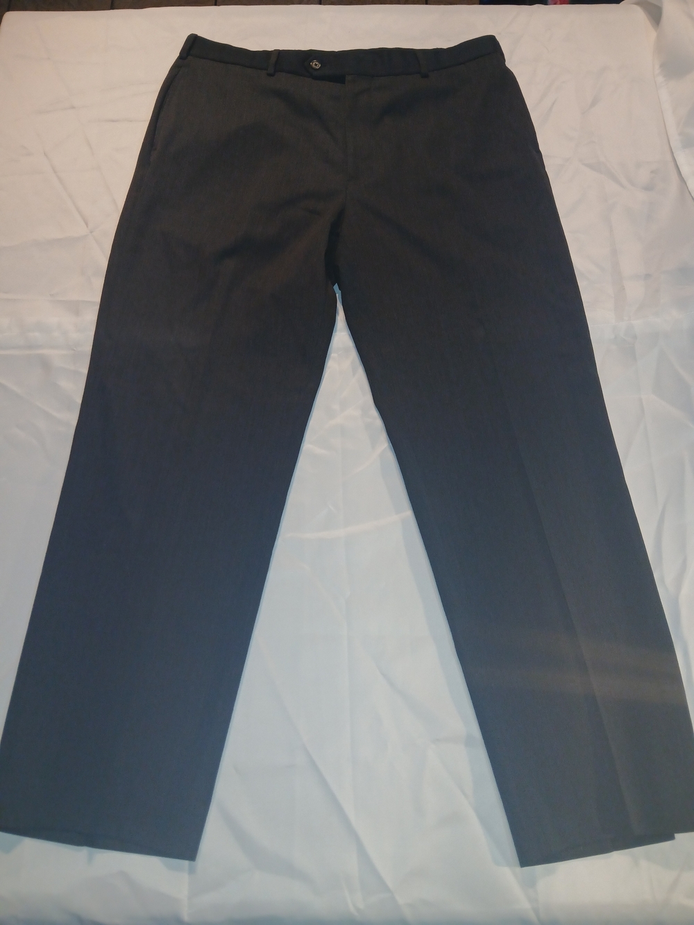 Brooks Brothers Madison Dark Gray Dress Pants 37x31